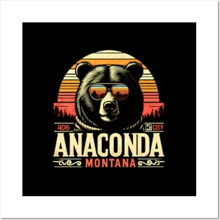 Anaconda Montana - Black Bear Sun Mountain Anaconda Mt 406 Posters and Art